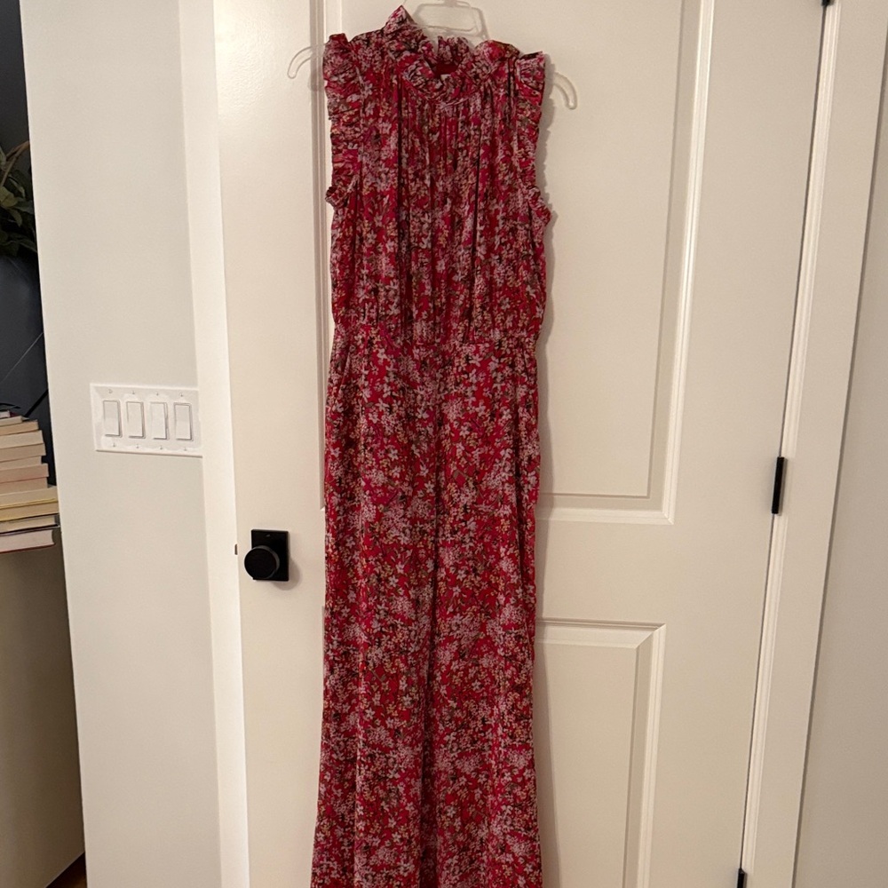 ALI & JAY Red Floral Jumpsuit